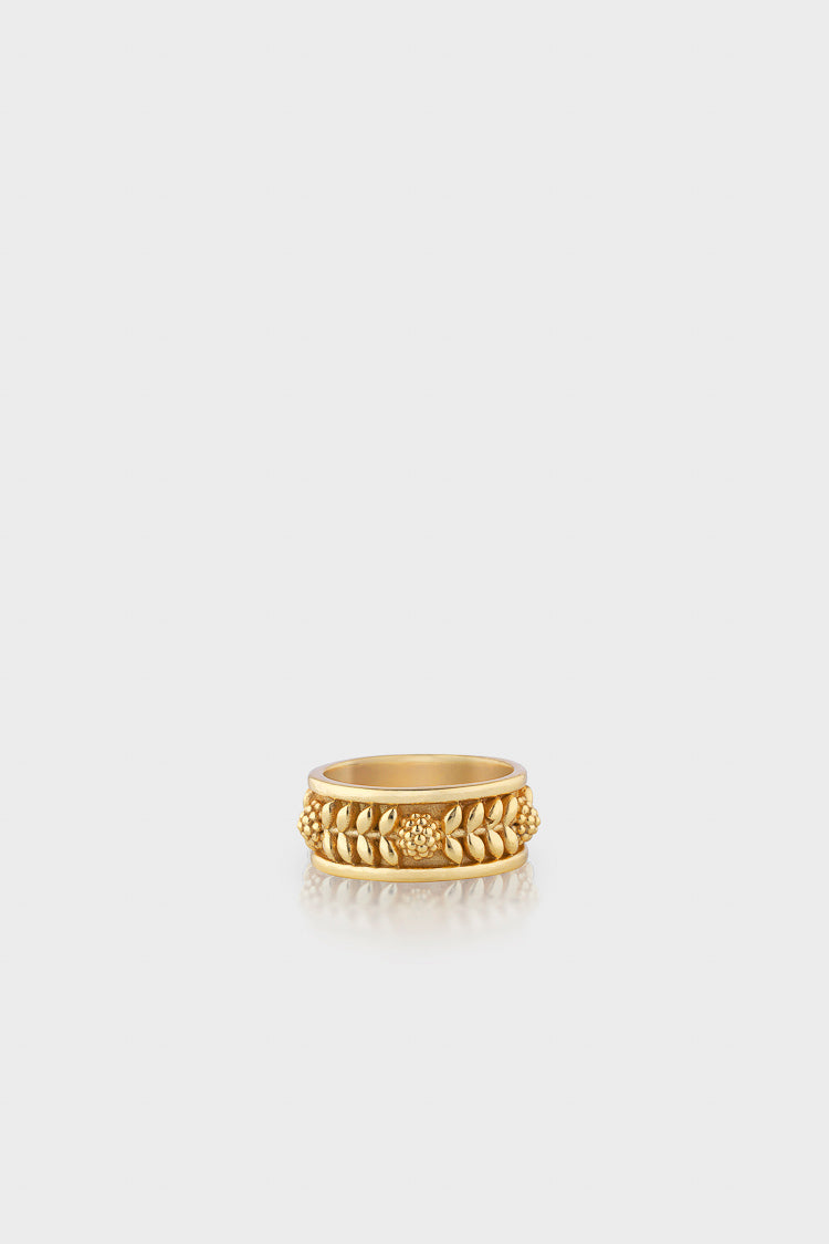 Gold Berry Vine Ring