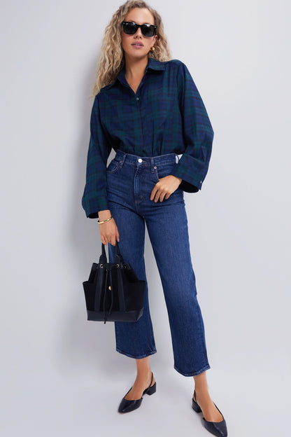 Blackwatch Mary Cropped Button Down