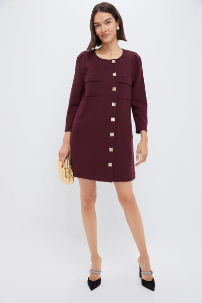 Oxblood Barnett Mini Dress