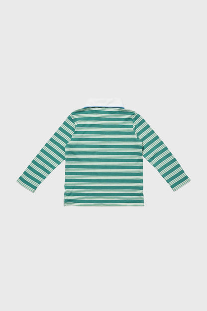 Pine Twin Stripe Parker Polo