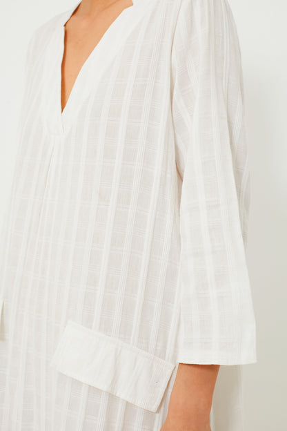 White Carolina Caftan