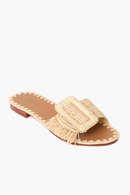 Natural Raffia Kia Sandals