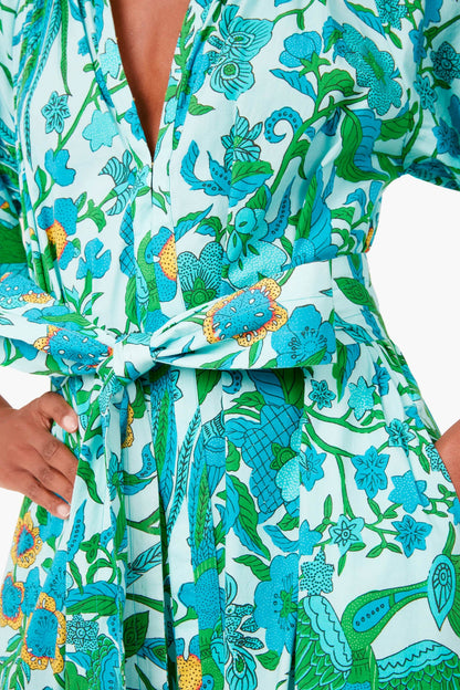 Birdsong Blue Johanna Dress