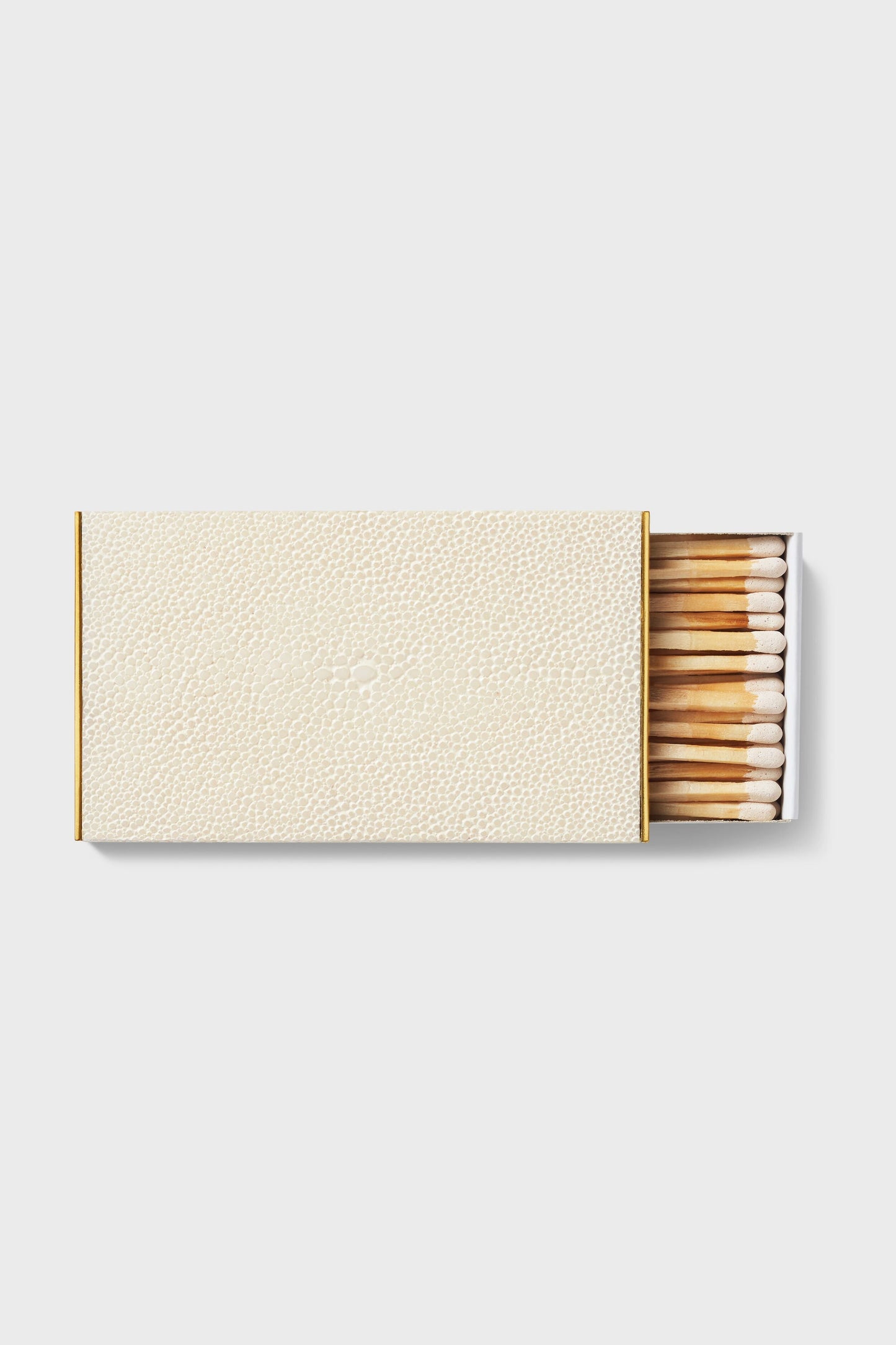 Cream Shagreen Matchbox Sleeve