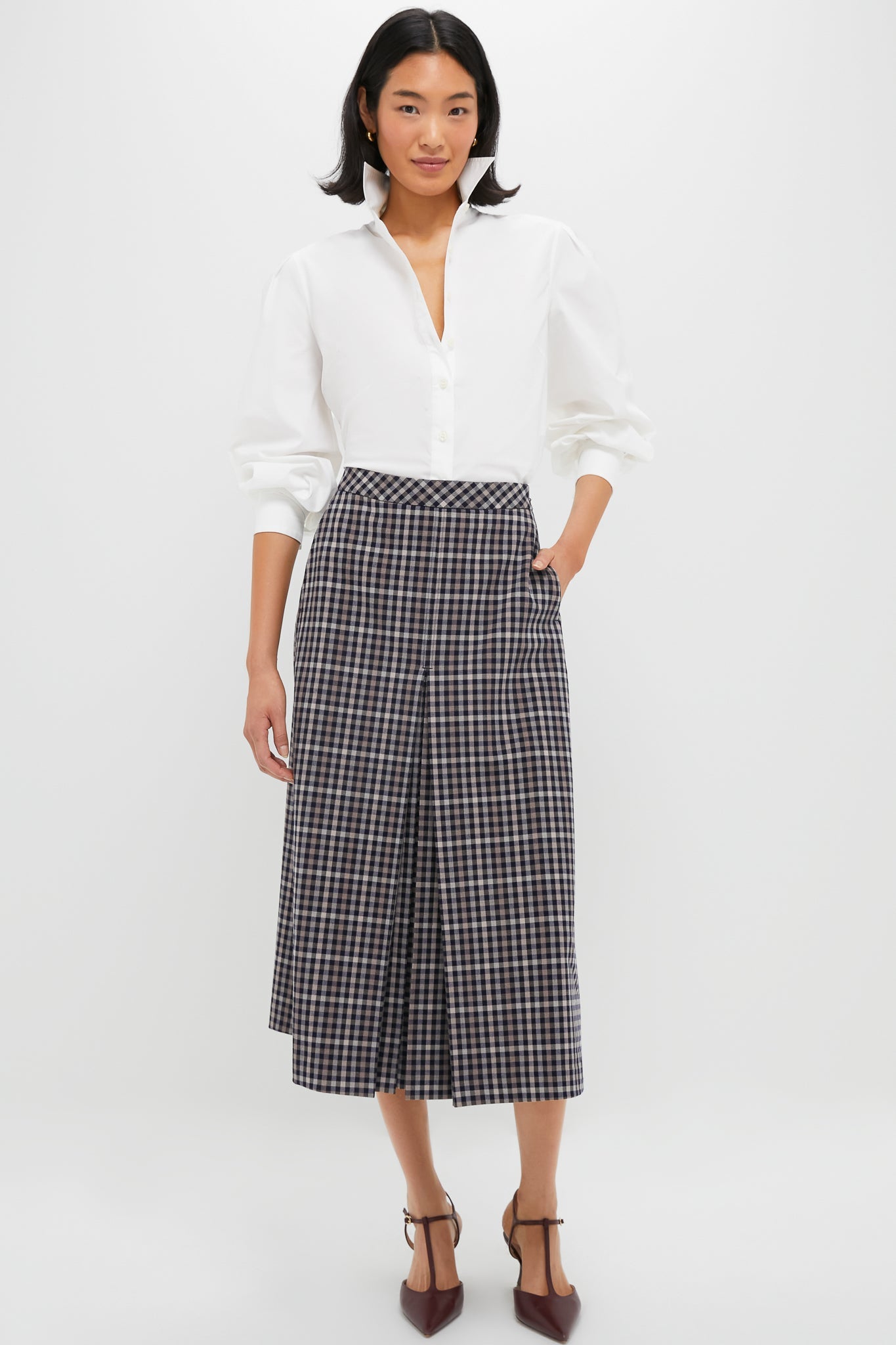 White Carolina Button Down