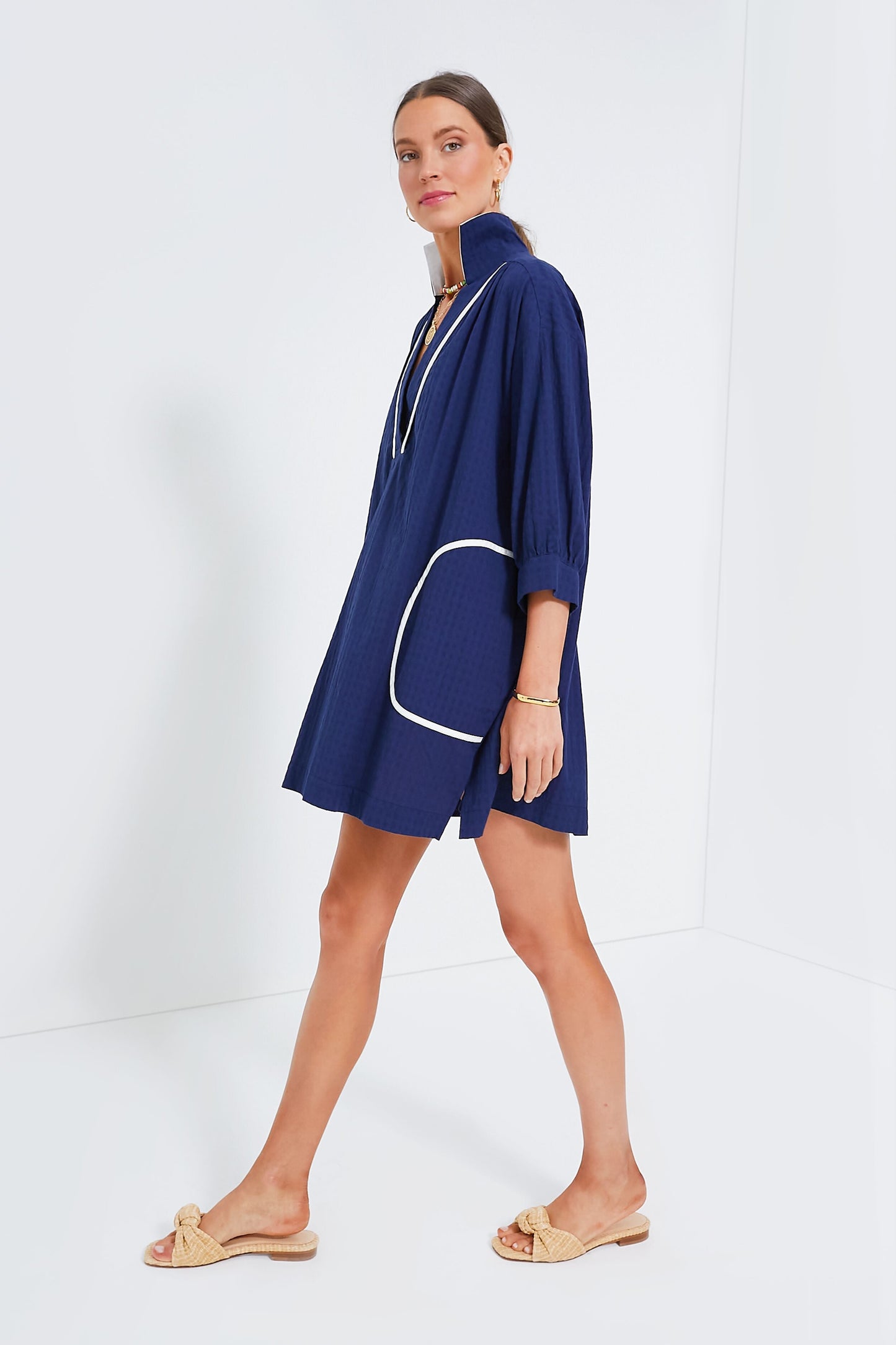 Navy Lizzie Coverup