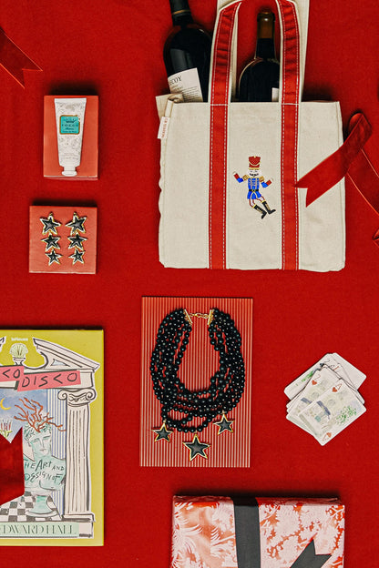 Dancing Nutcrackers Wine Carrier