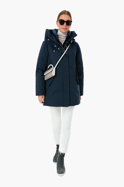 2 in 1 Navy Kinslee Down Coat