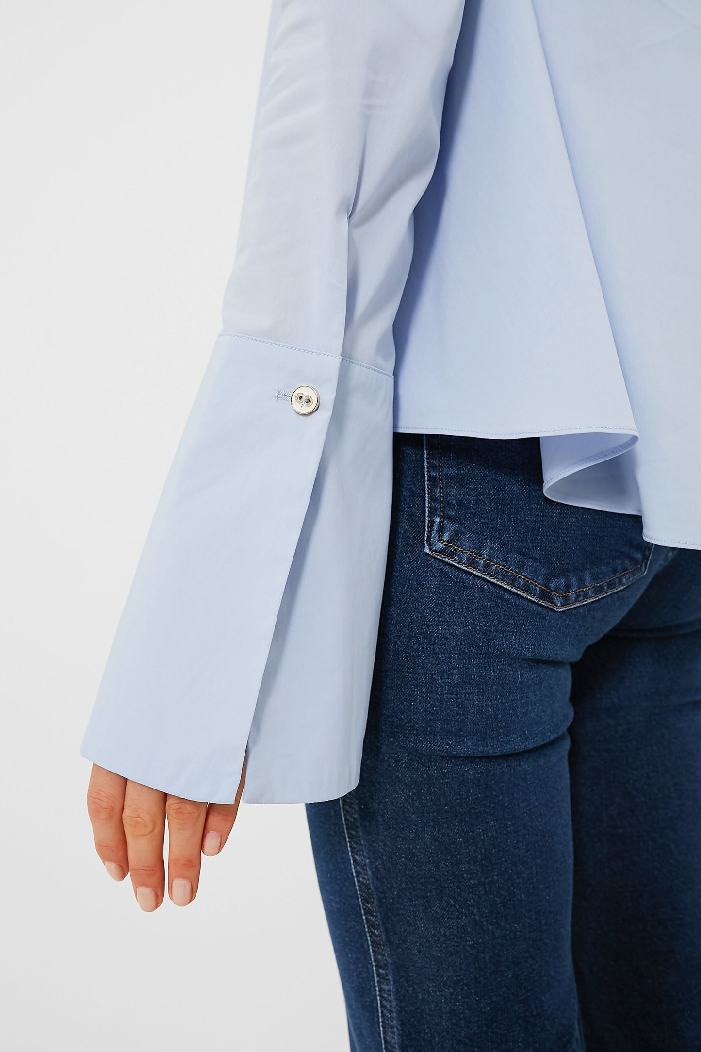 French Blue Verena Top