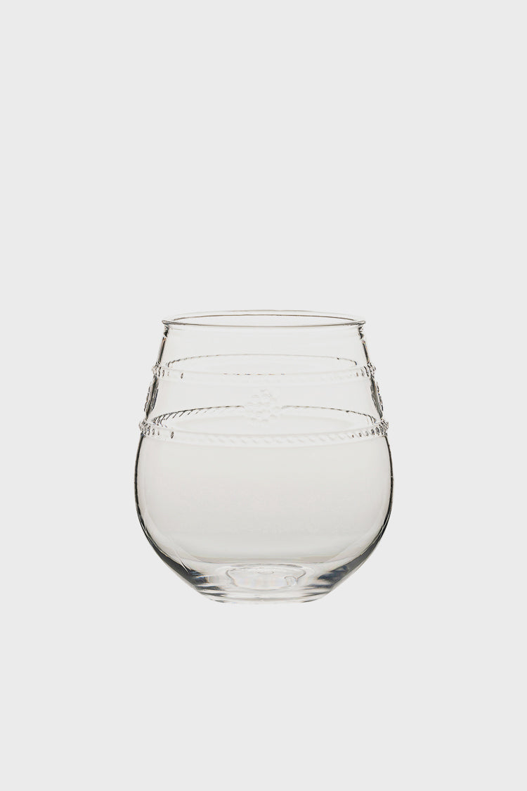 Isabella Acrylic Stemless Wine Glass Set of 4