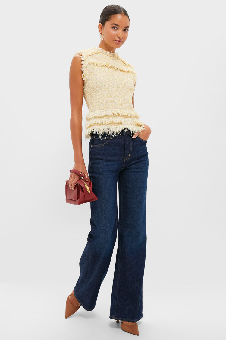 Lumin Kassi Knit Tweed Sleeveless Top