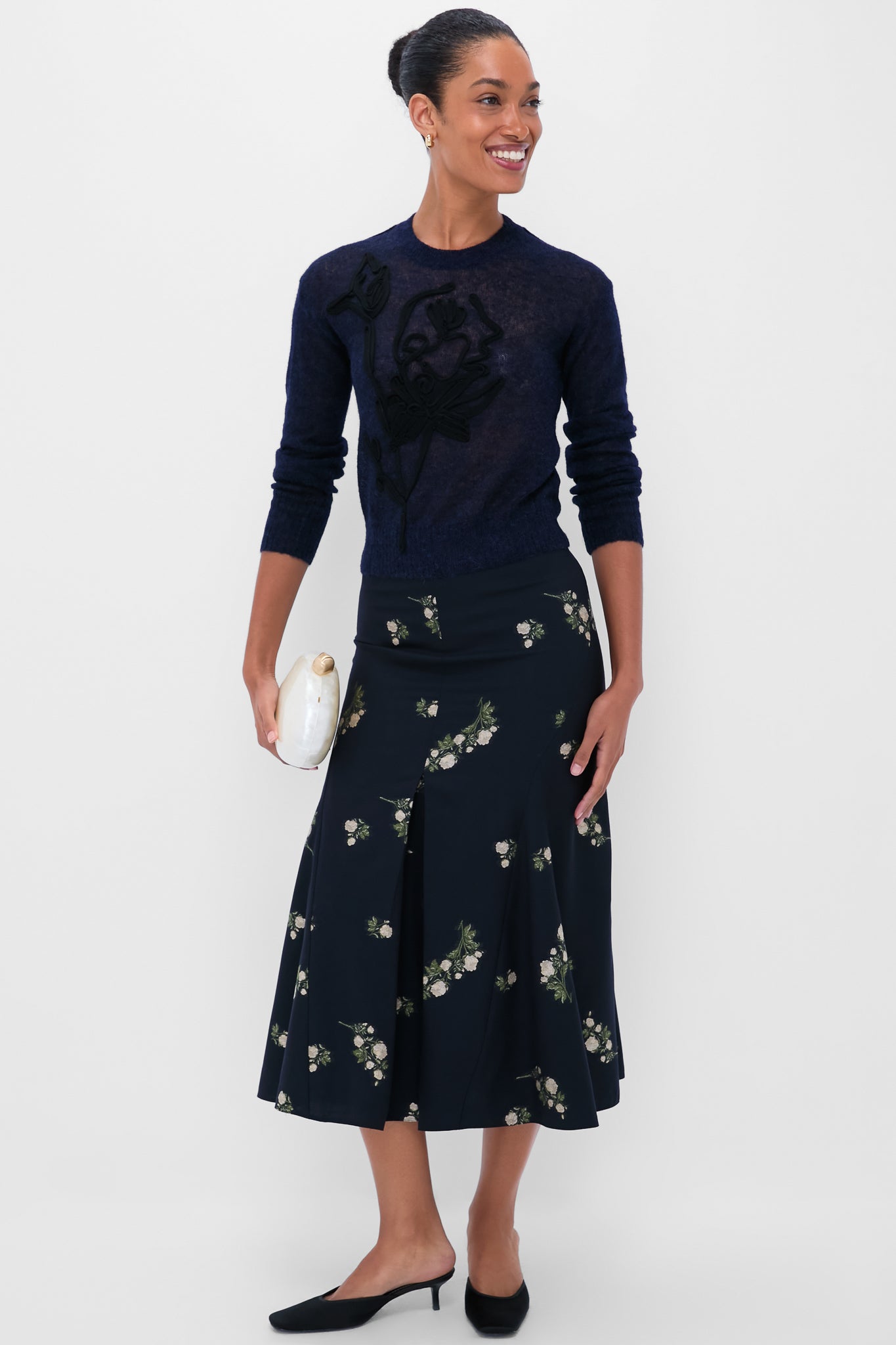 Navy Crew Neck Jumper