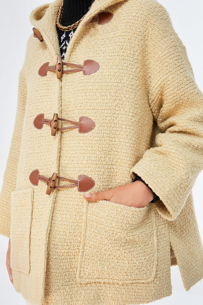 Cream Toggle Ali Coat