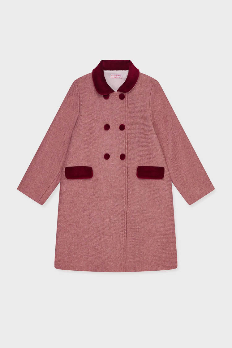 Dusty Pink Arrieta Girl Coat
