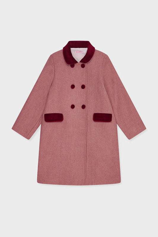 Dusty Pink Arrieta Girl Coat