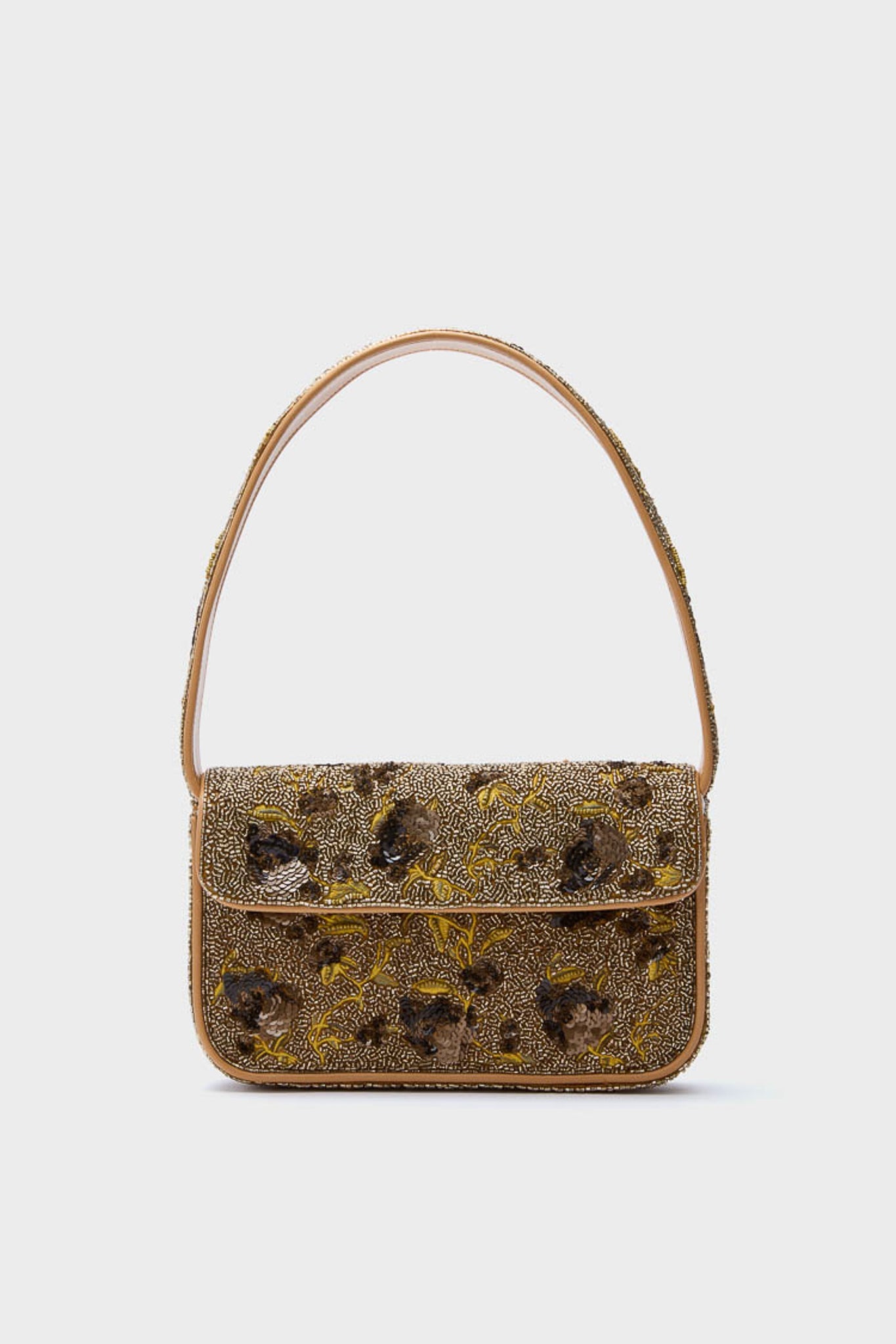 Vintage Floral Tommy Beaded Bag