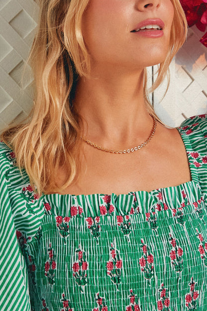 Textured Cable Link Necklace