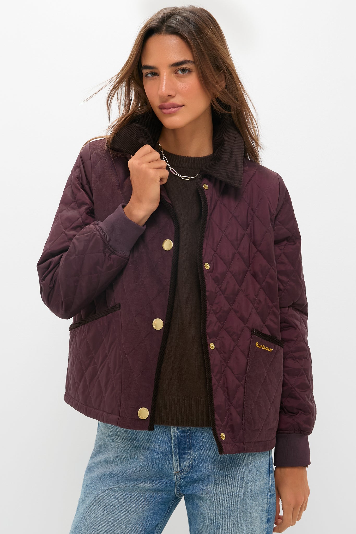 Black Cherry Marla Quilted Jacket