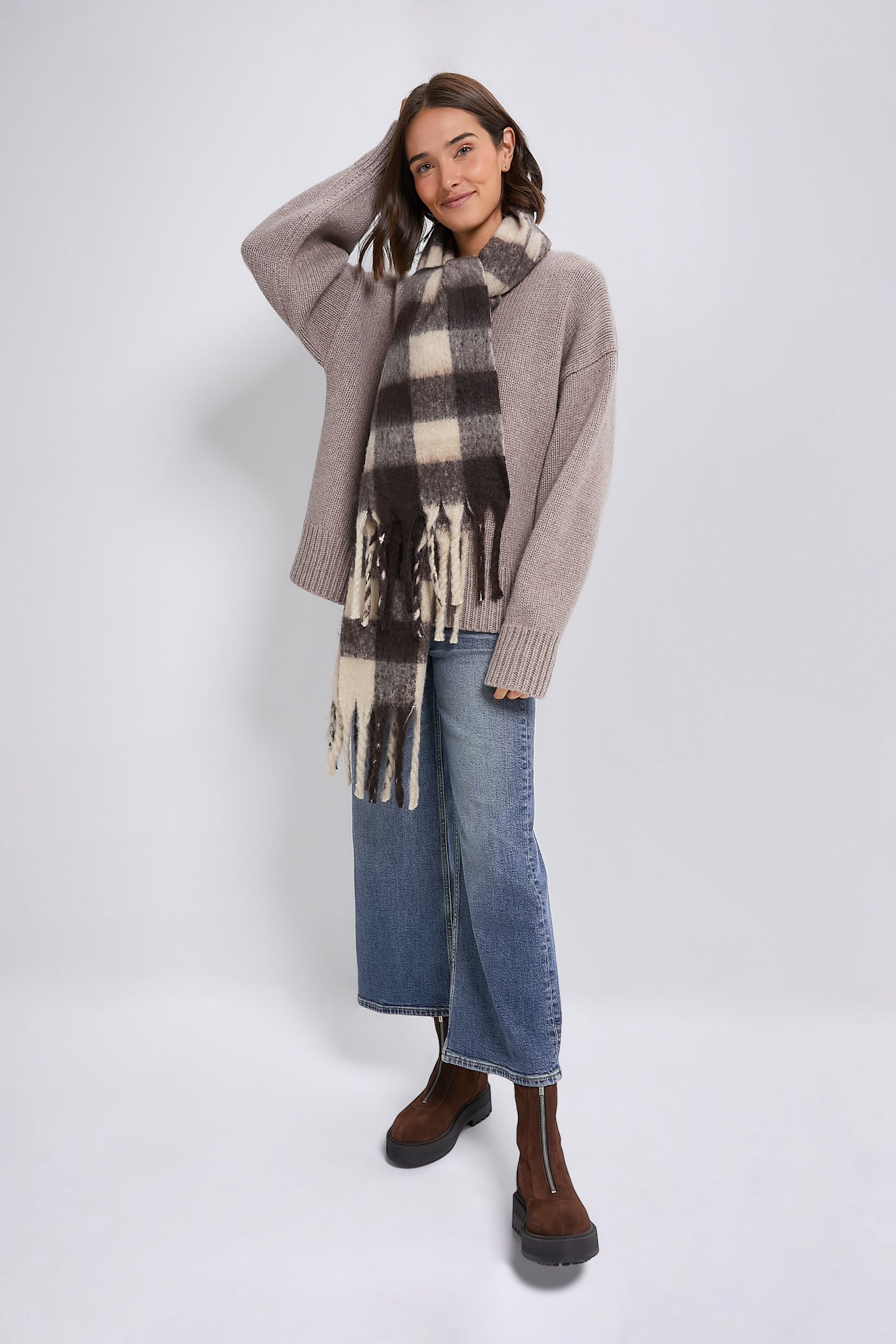 Crafted Indigo High Rise Wide Leg Crop