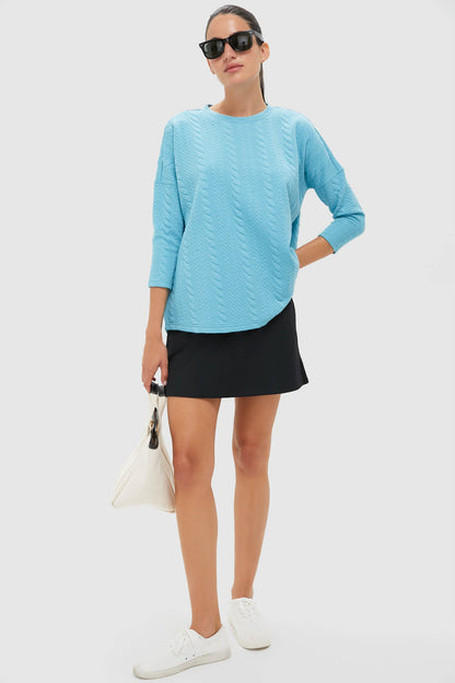 Milky Blue Ally Swing Sweatshirt