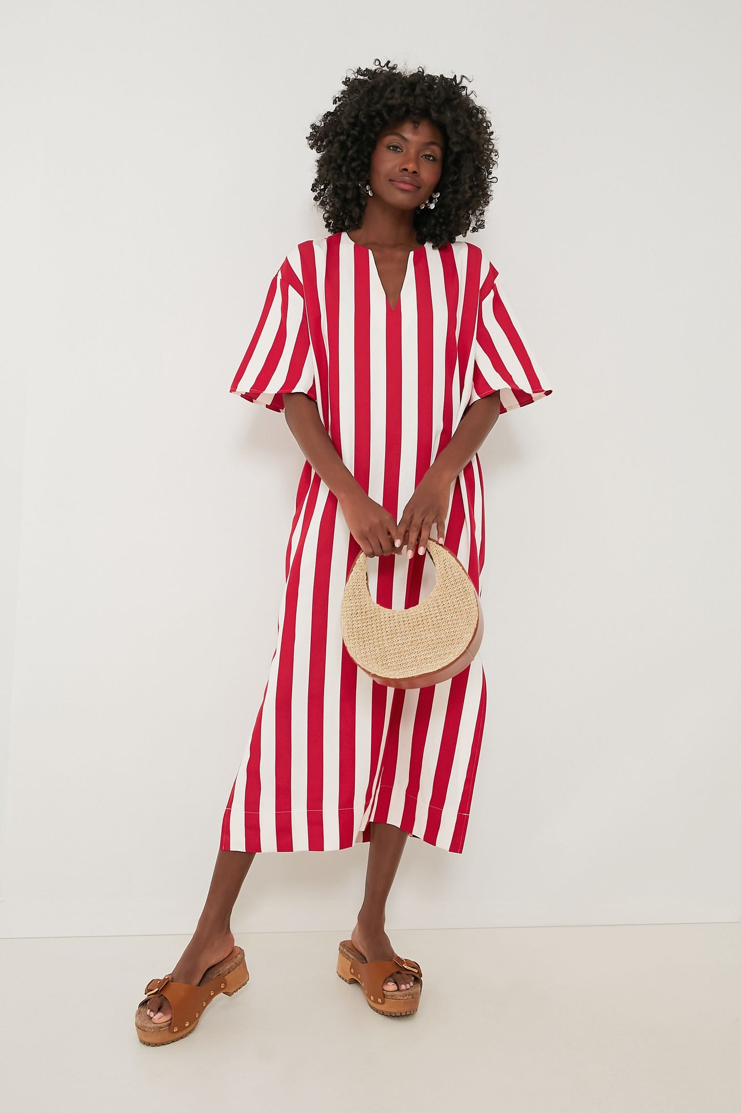 Red Stripe Canaan Dress
