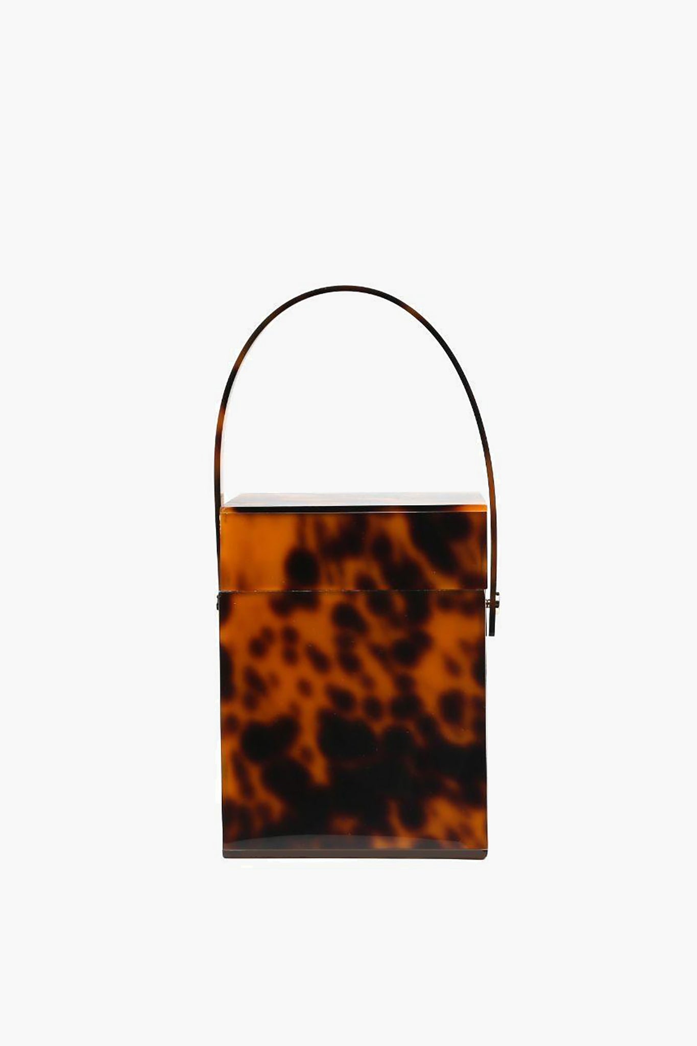 Tortoise Sienna Box Clutch