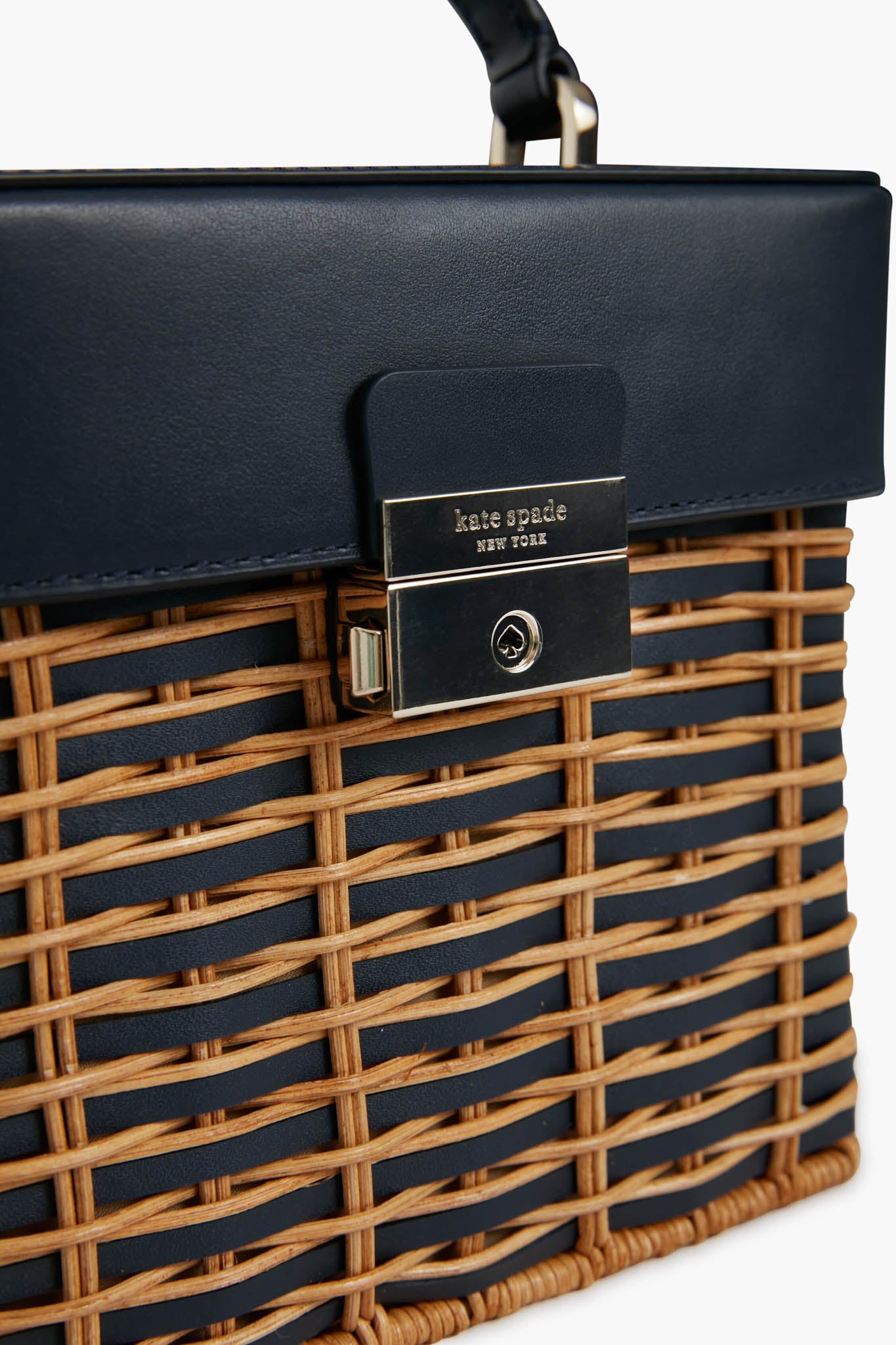 Blazer Blue Voyage Small Wicker Top Handle