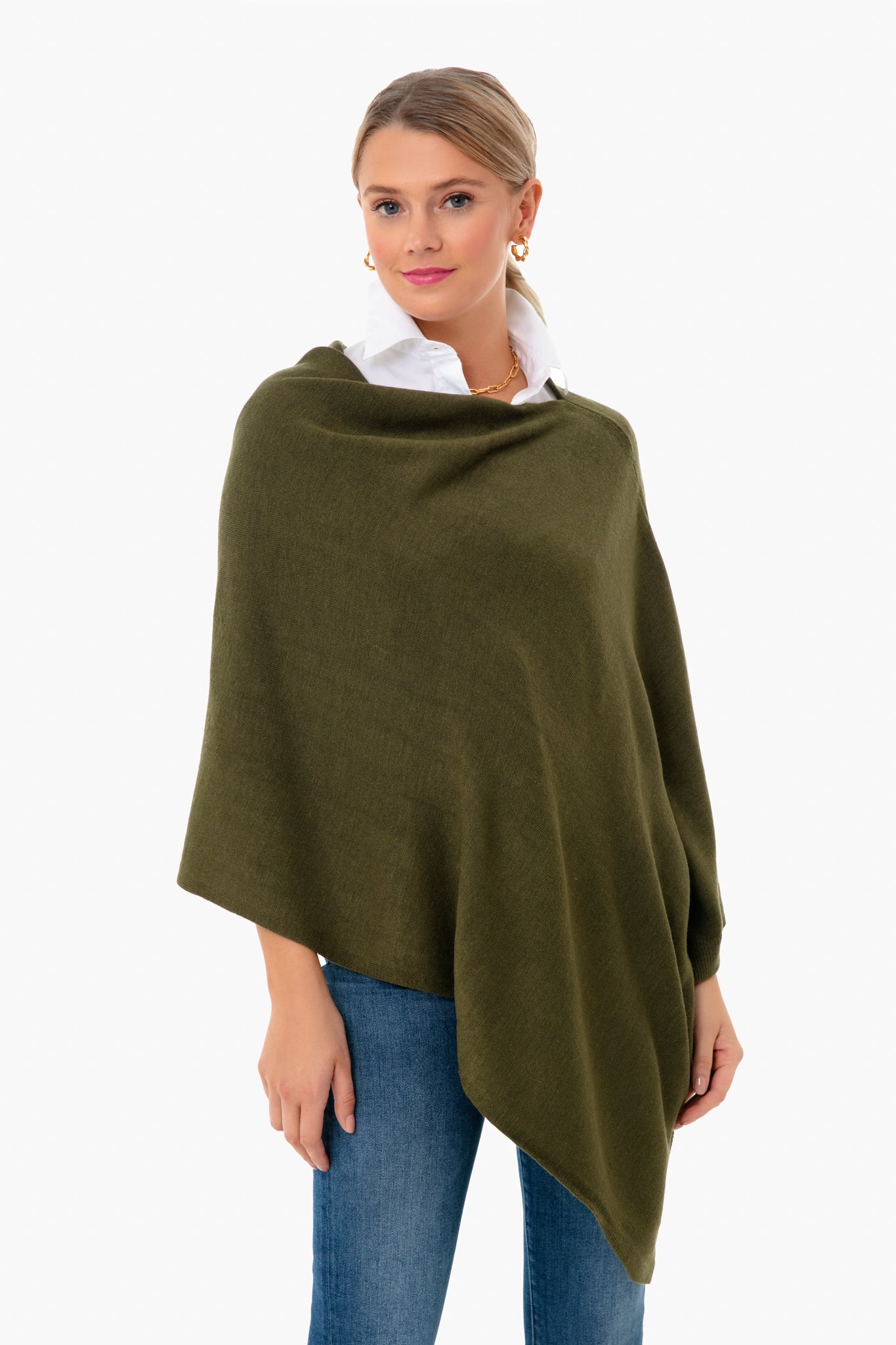 Army Green Monterey Poncho