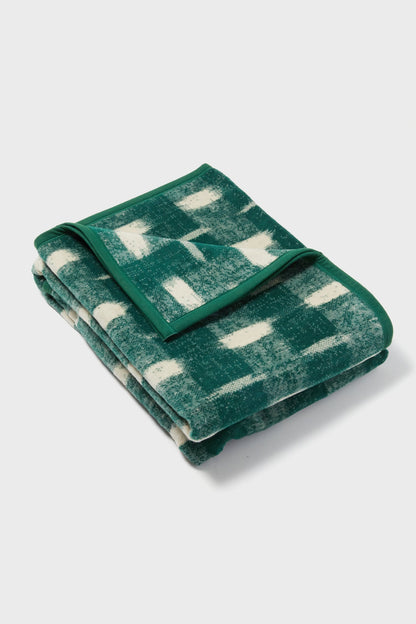 Exclusive Fern Brushed Ikat Blanket