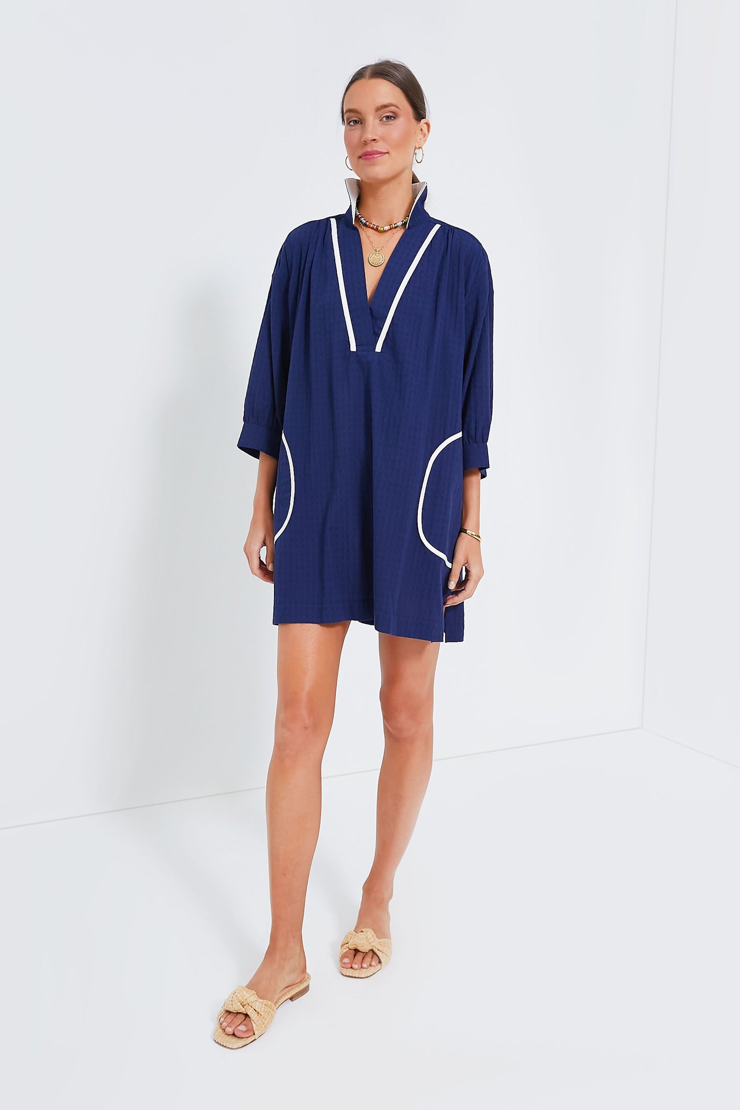 Navy Lizzie Coverup