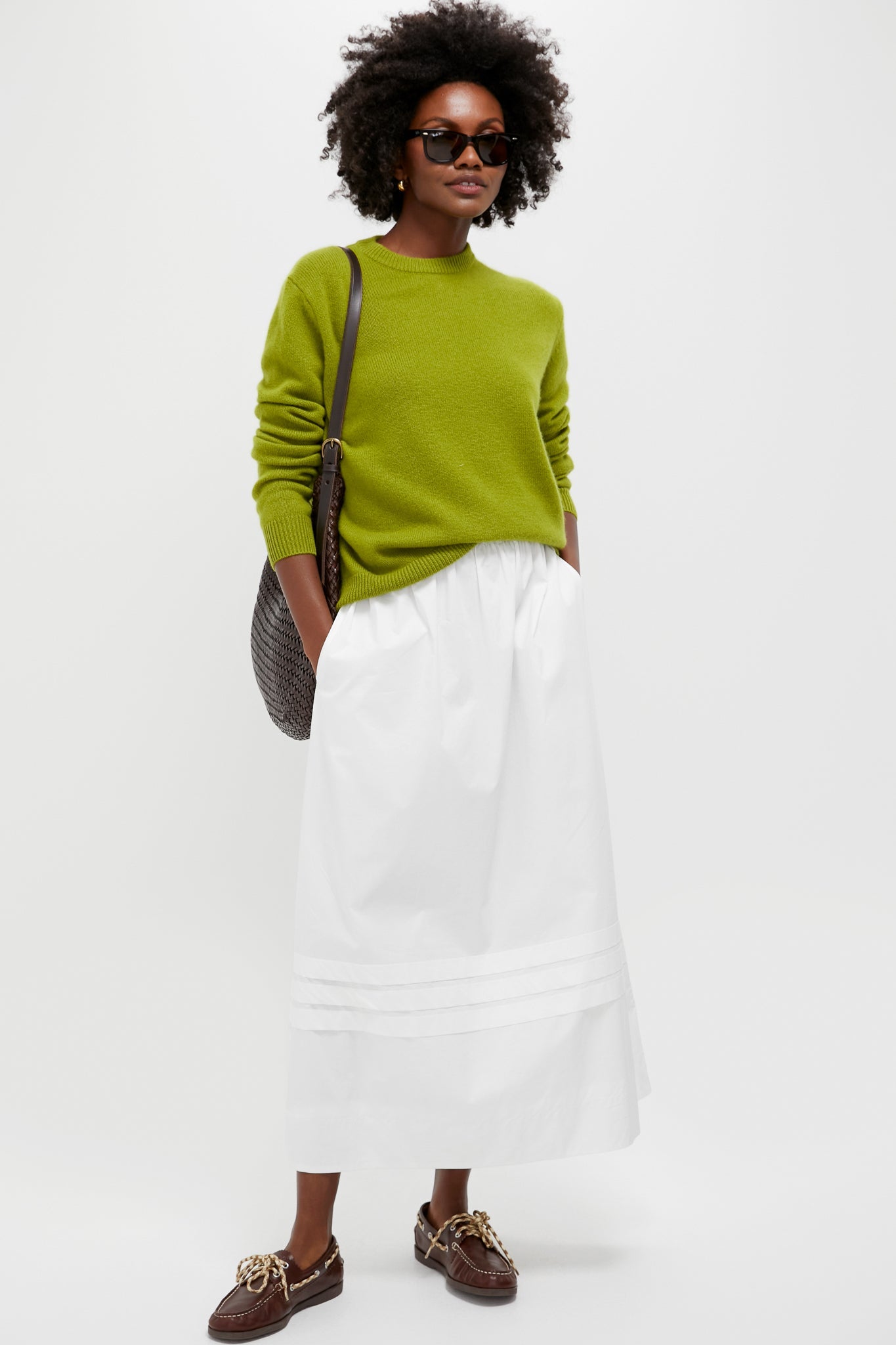 Woodbine Cashmere Boyfriend Bodie Crewneck