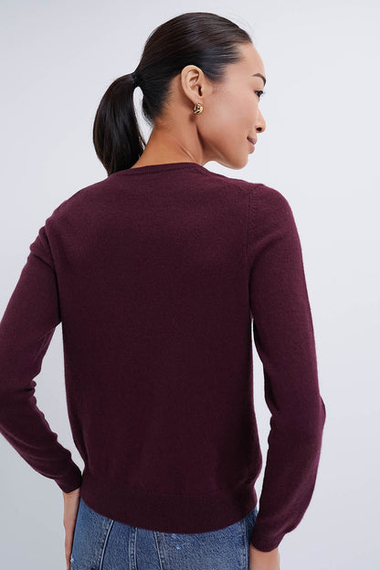 Winetasting Cashmere Crewneck Sweater