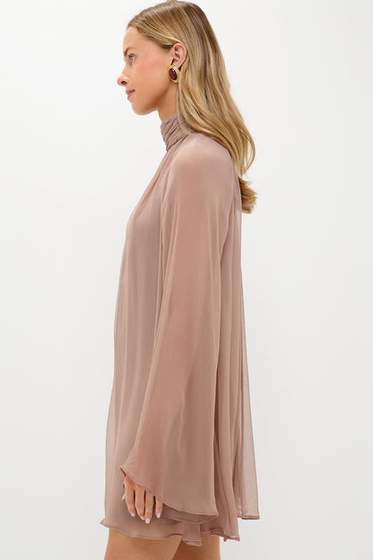 Taupe Esther Mini Dress