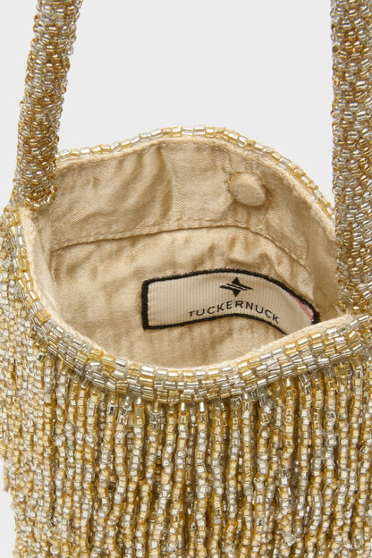 Gold Beaded Josephine Mini Bag