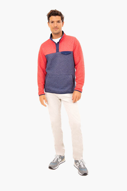 Navy Red Corbet Pullover