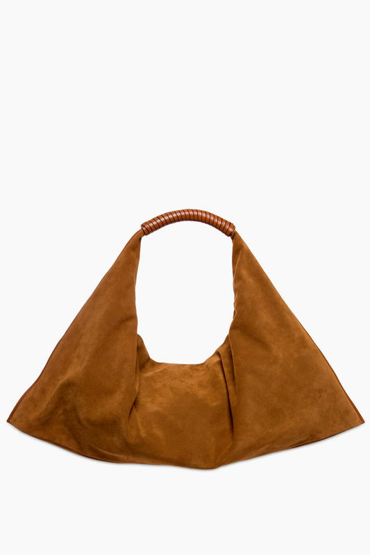 Tan Suede Jetson Bag
