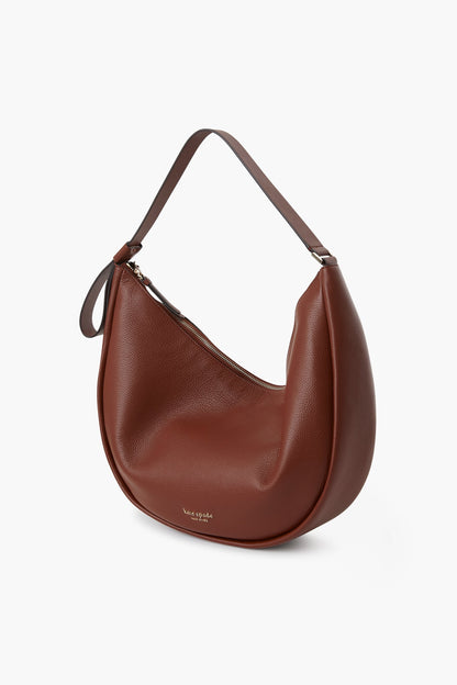 Deep Umber Smile Large Shoulder Bag