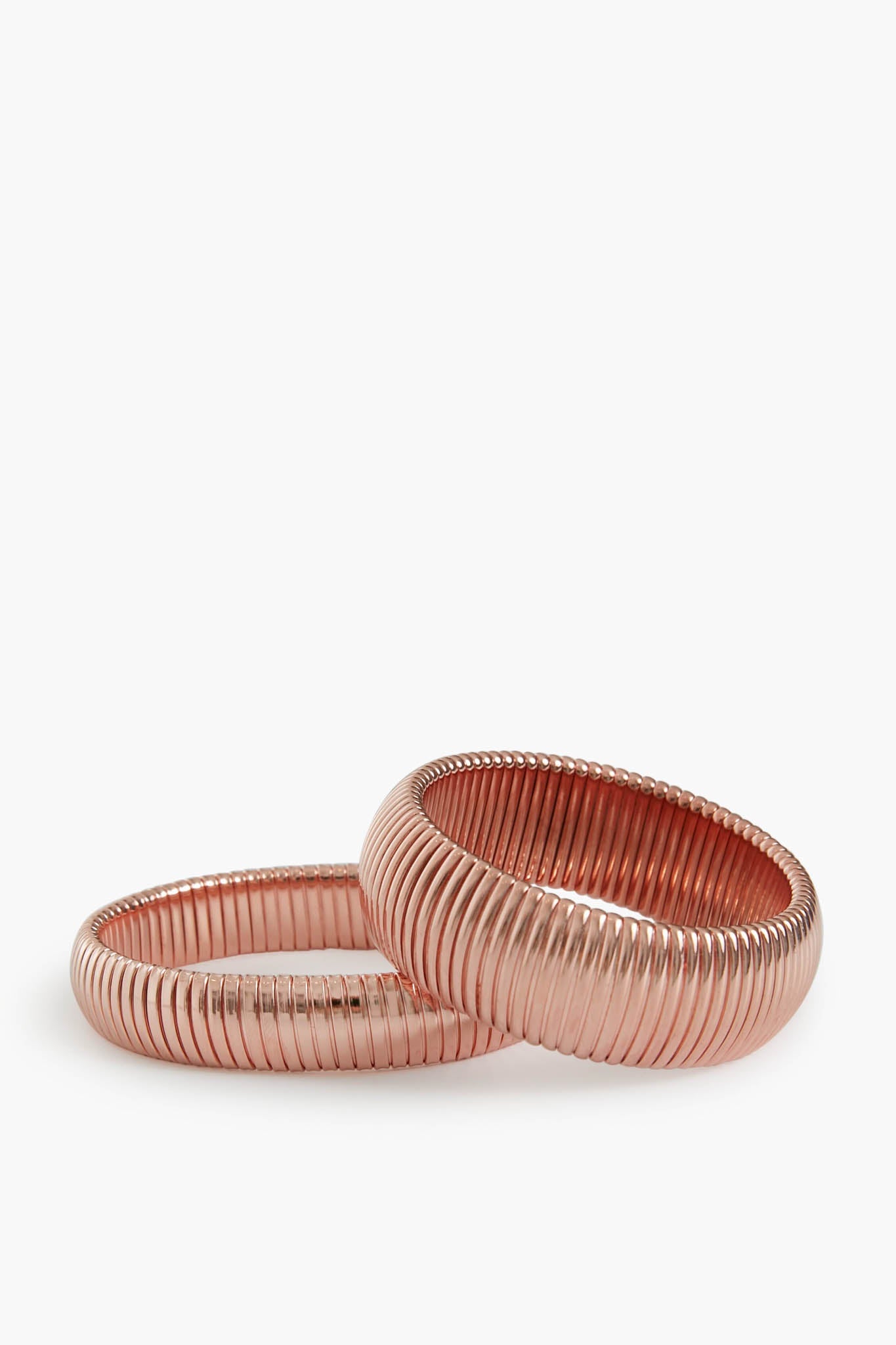 Rose Gold Cobra Bracelet Set