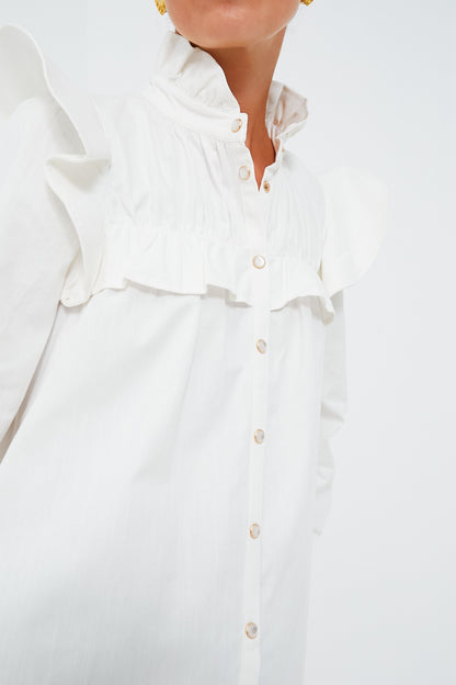 White Winnie Blouse