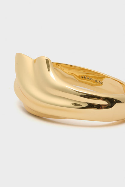 High Polish Gold Lydia Cuff