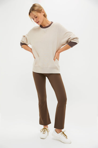 Chocolate Brown High Rise Compression Spandex Millie Yoga Pant