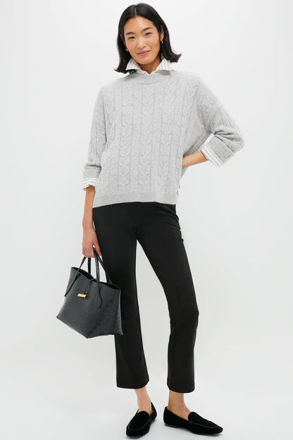 Black Vegan Suede Ashford Pants