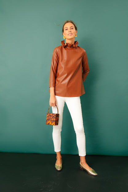 Tortoise Sienna Box Clutch