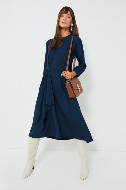 White Leather Val Earrings