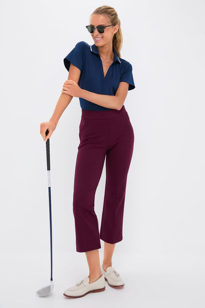 Winetasting 25 Inch Cropped Compression September Pant