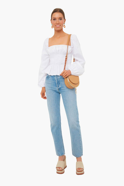 White Jules Top