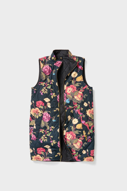 Black Barbour x Tuckernuck Reversible Paisley Vest