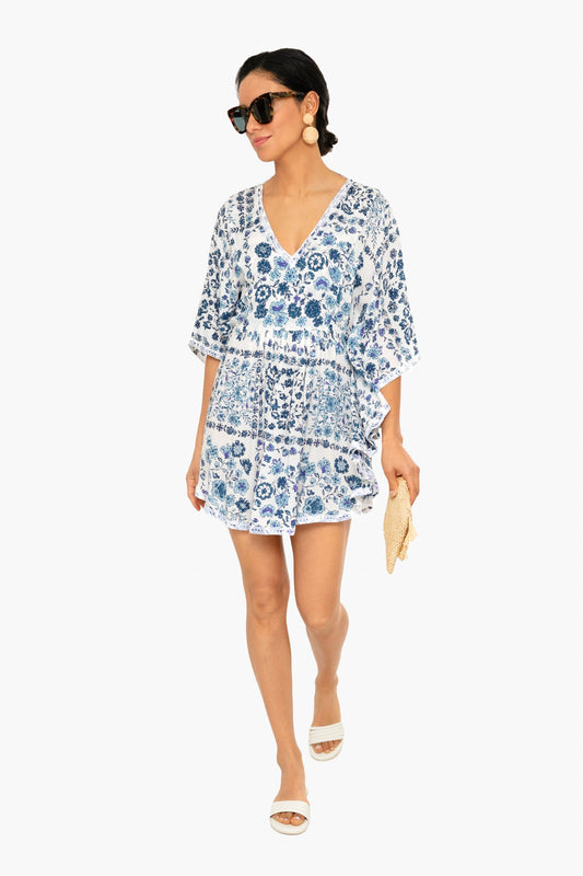 Poncho Ariel V-Neck Dress