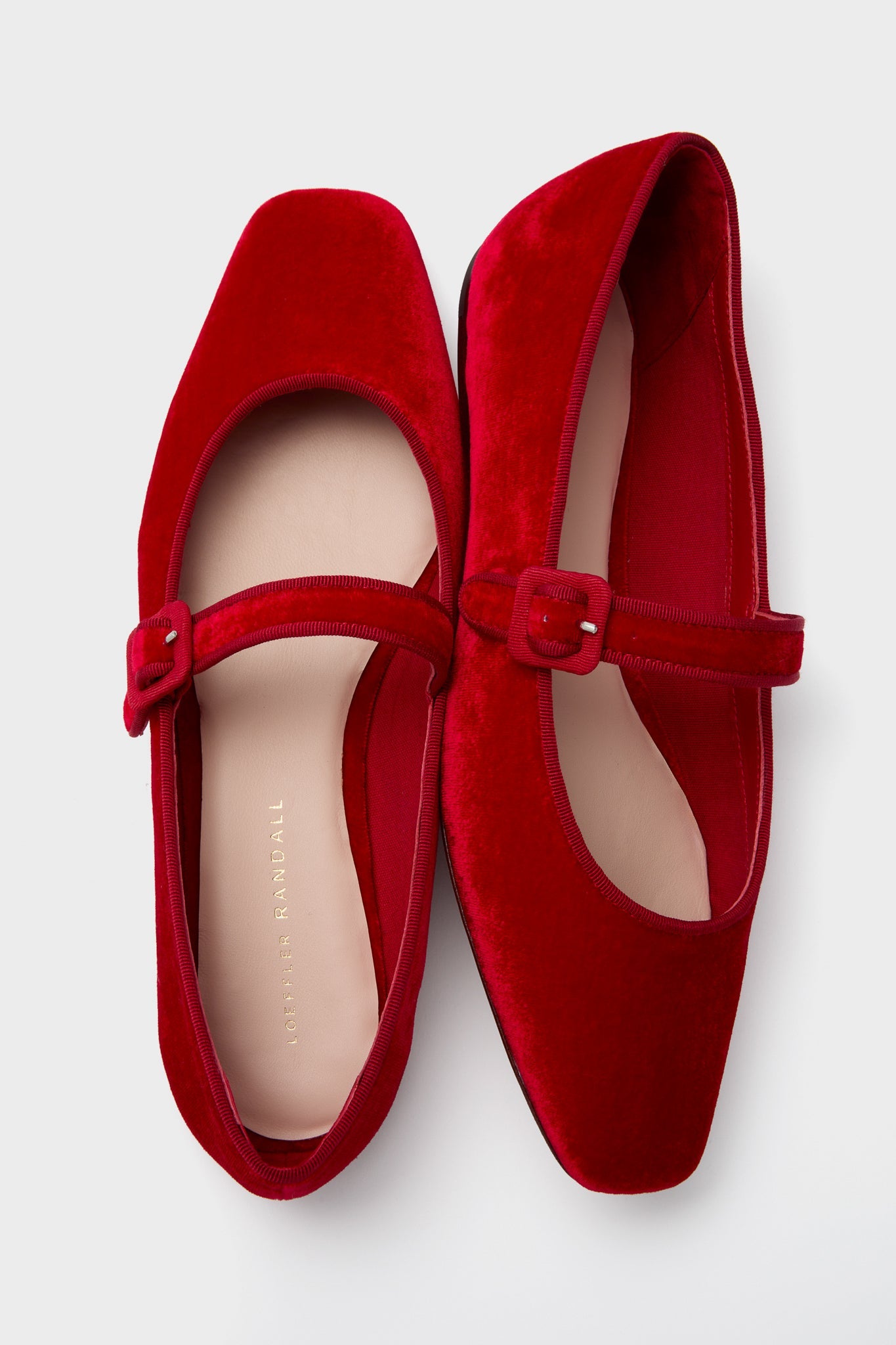 Red Velvet Ginger Mary Jane Flats
