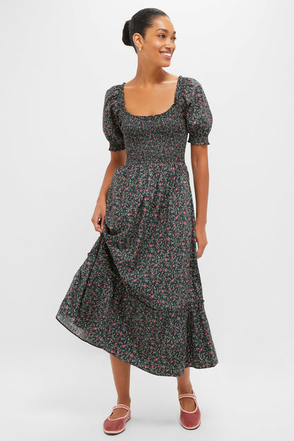 Forest Florentine Ditsy Louisa Nap Dress